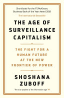 Cover of The Age of Surveillance Capitalism