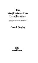 Cover of The Anglo-American Establishment