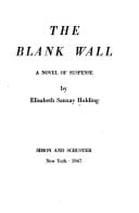 Cover of The Blank Wall