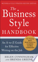 Cover of The Business Style Handbook