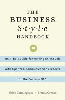 Cover of The Business Style Handbook