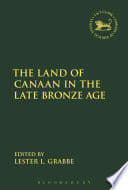 Cover of The Land of Canaan in the Late Bronze Age