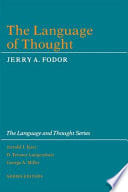 Cover of The Language of Thought