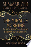 Cover of The Miracle Morning