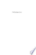 Cover of The Psychology of Love