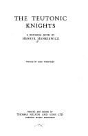 Cover of The Teutonic Knights