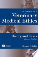 Cover of The Veterinarian's Guide to Animal Ethics