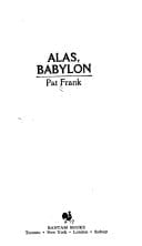 Cover of Alas, Babylon