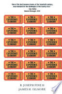 Cover of The Experience Economy