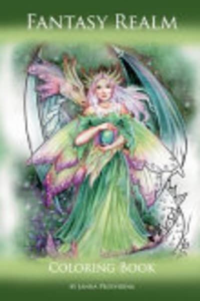 Cover of Fantasy Realm Coloring Book