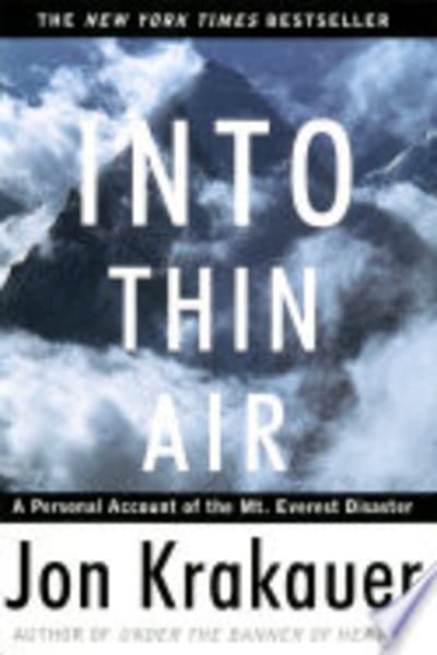 Cover of Into Thin Air