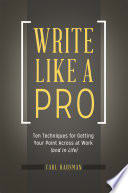 Write Like a Pro