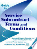 Cover of Guide to Service Subcontract Terms and Conditions