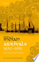 Couverture de Indian Arrivals, 1870-1915