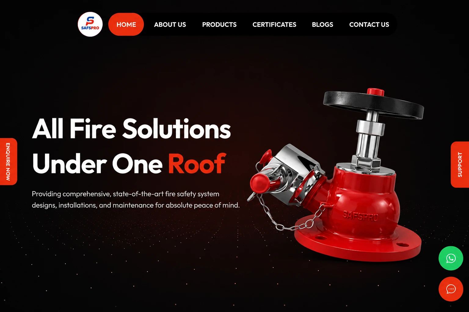 Safe Pro Fire Background