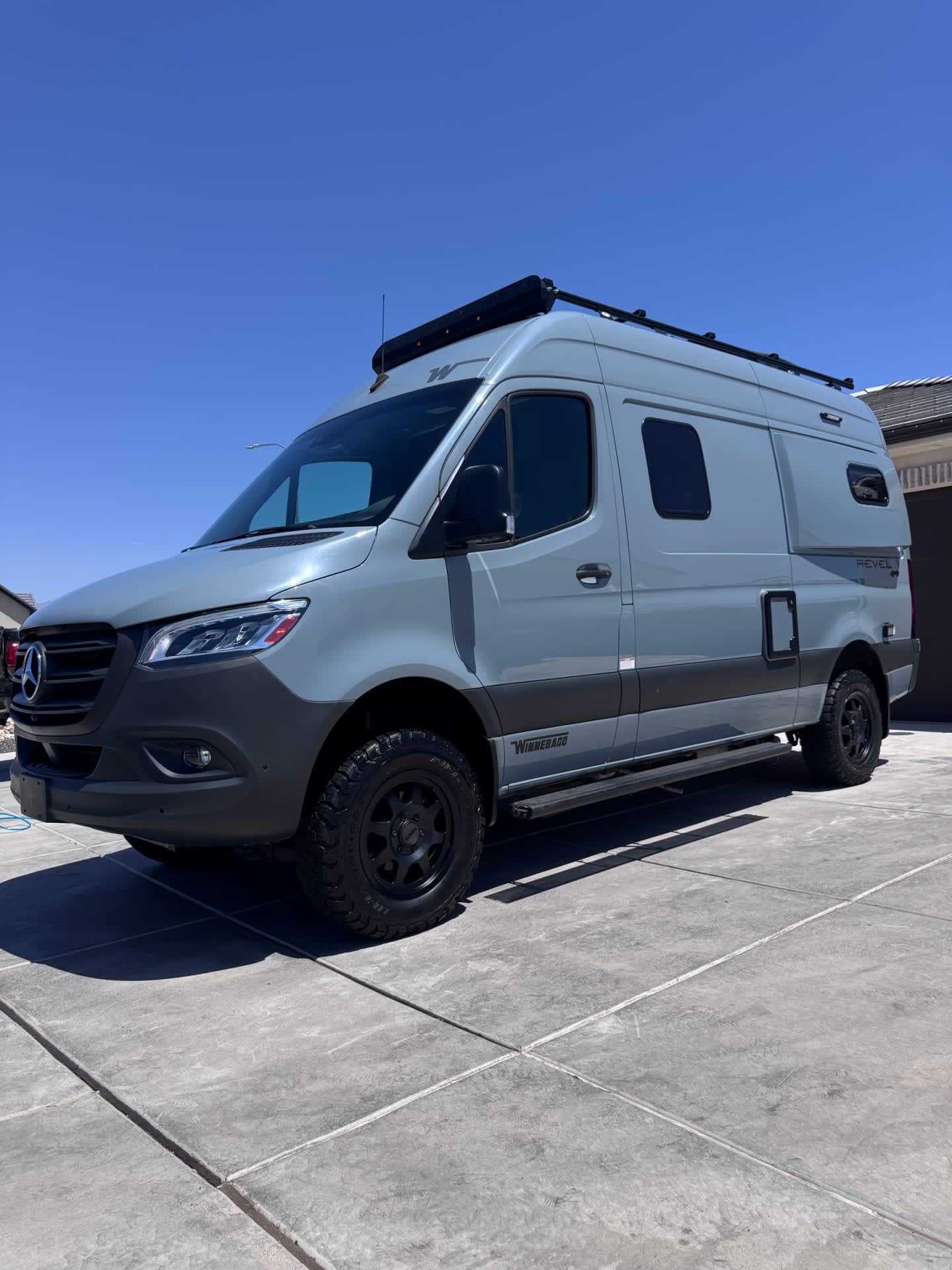 Winnebago Revel Sprinter after exterior detail