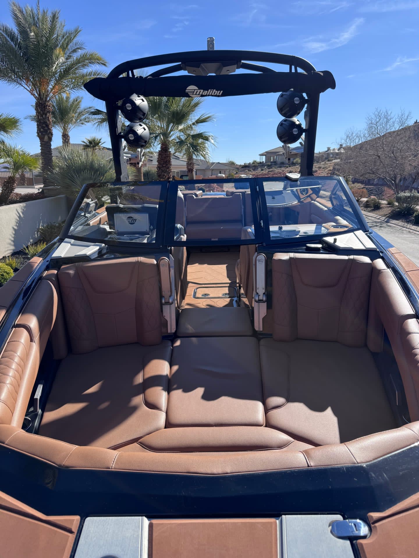 MasterCraft boat interior after detailing