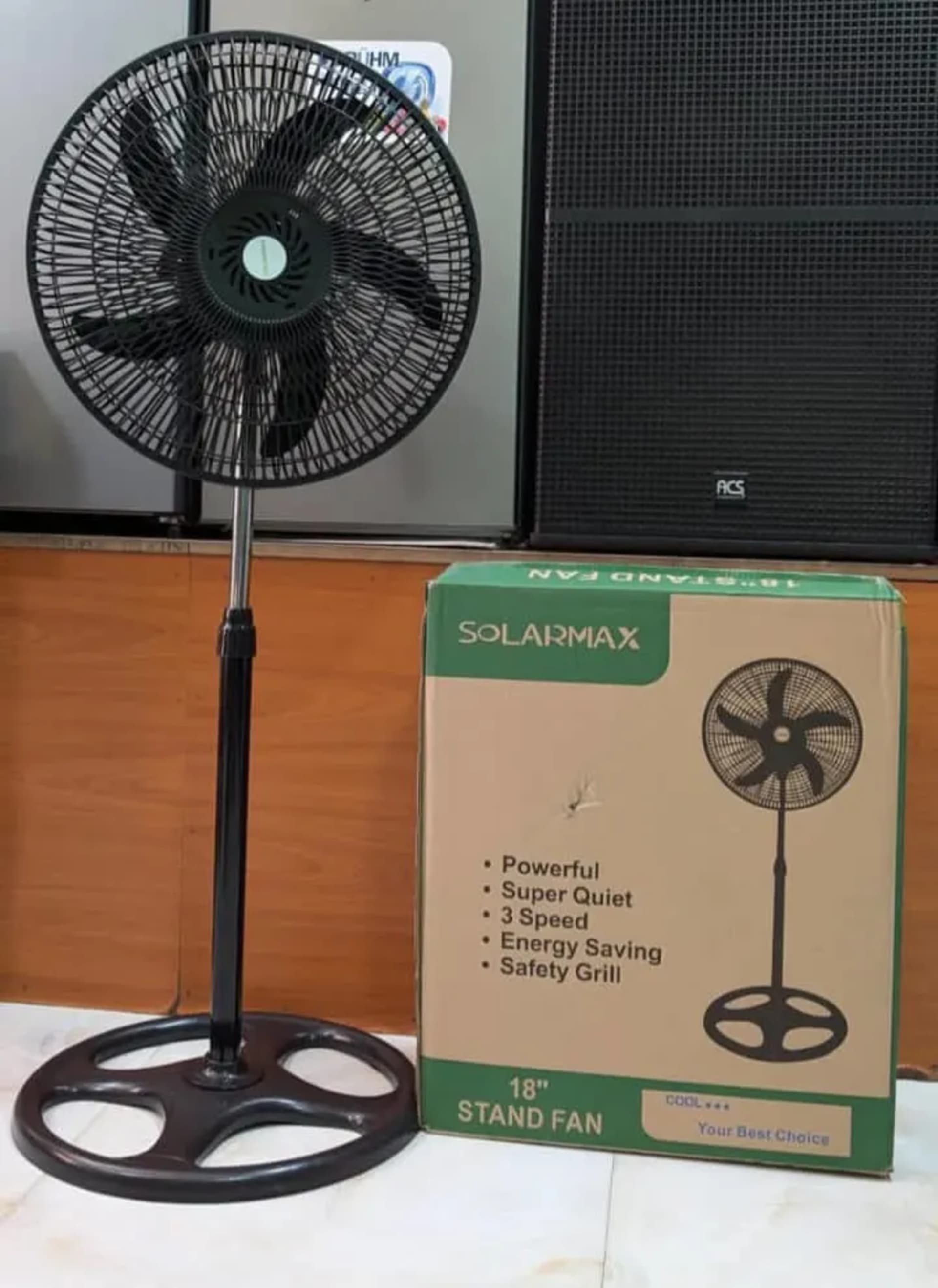 Solarmax Stand Fan