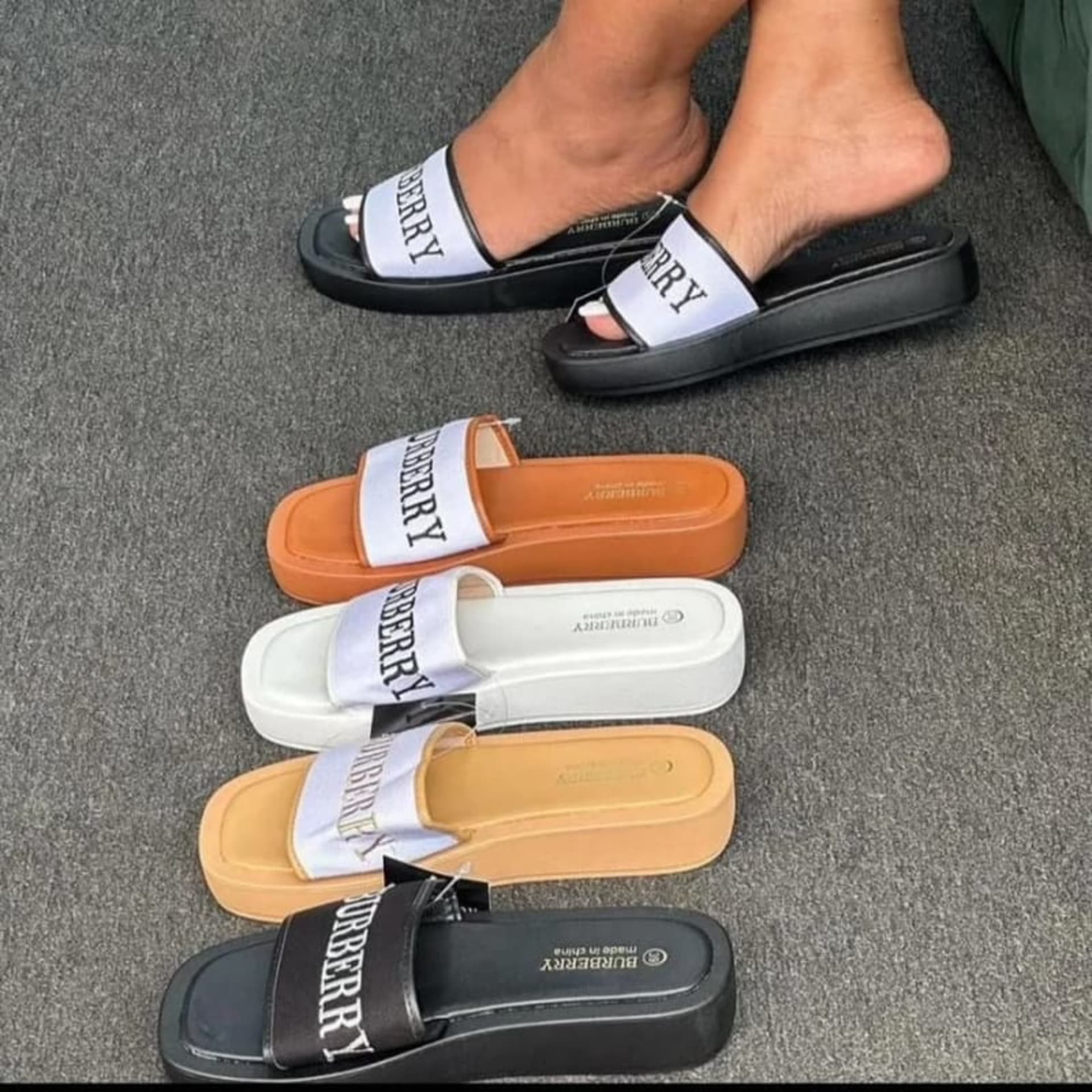 Burberry Women's Brown Leather Sandals