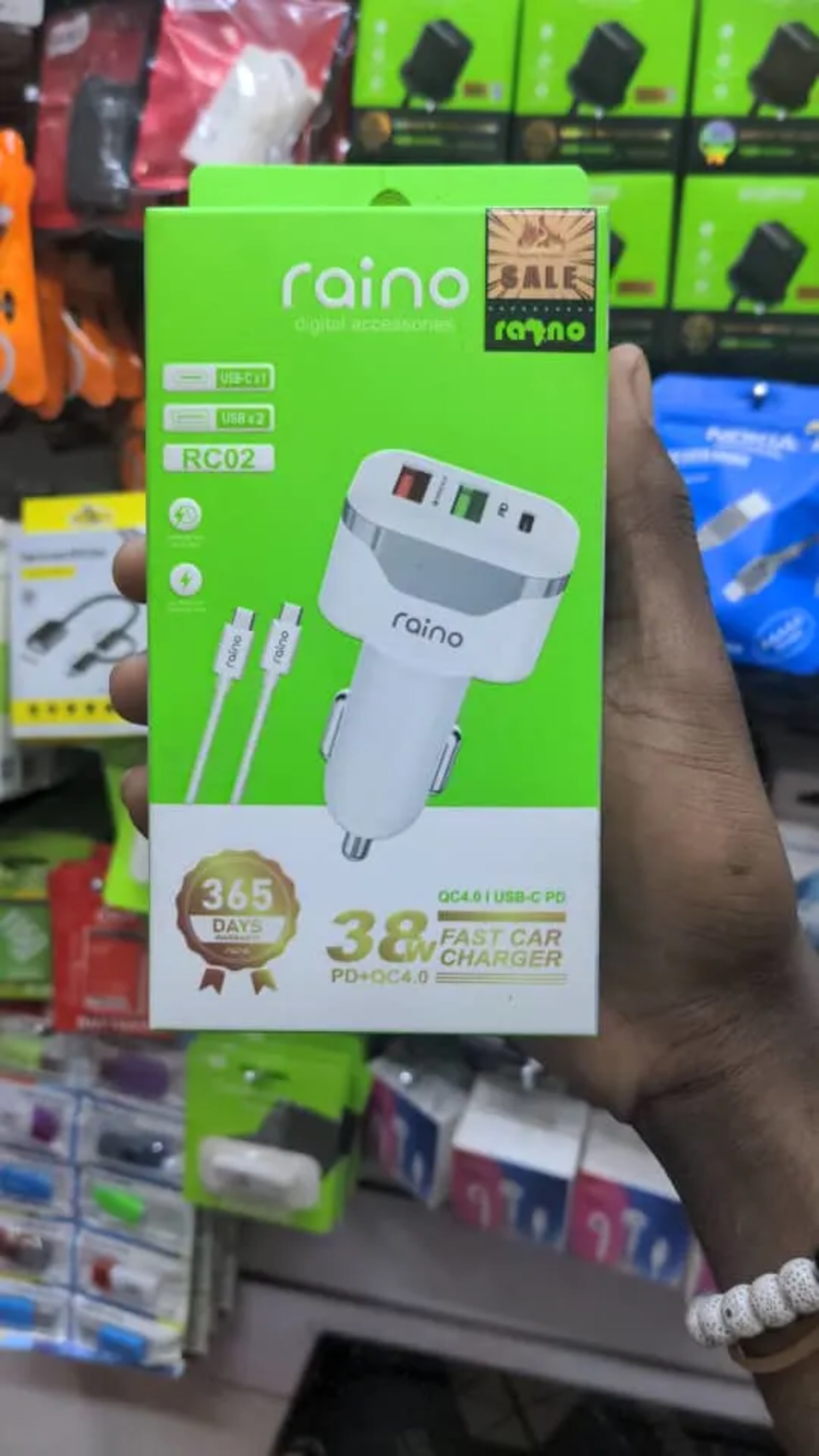Raino car charger original