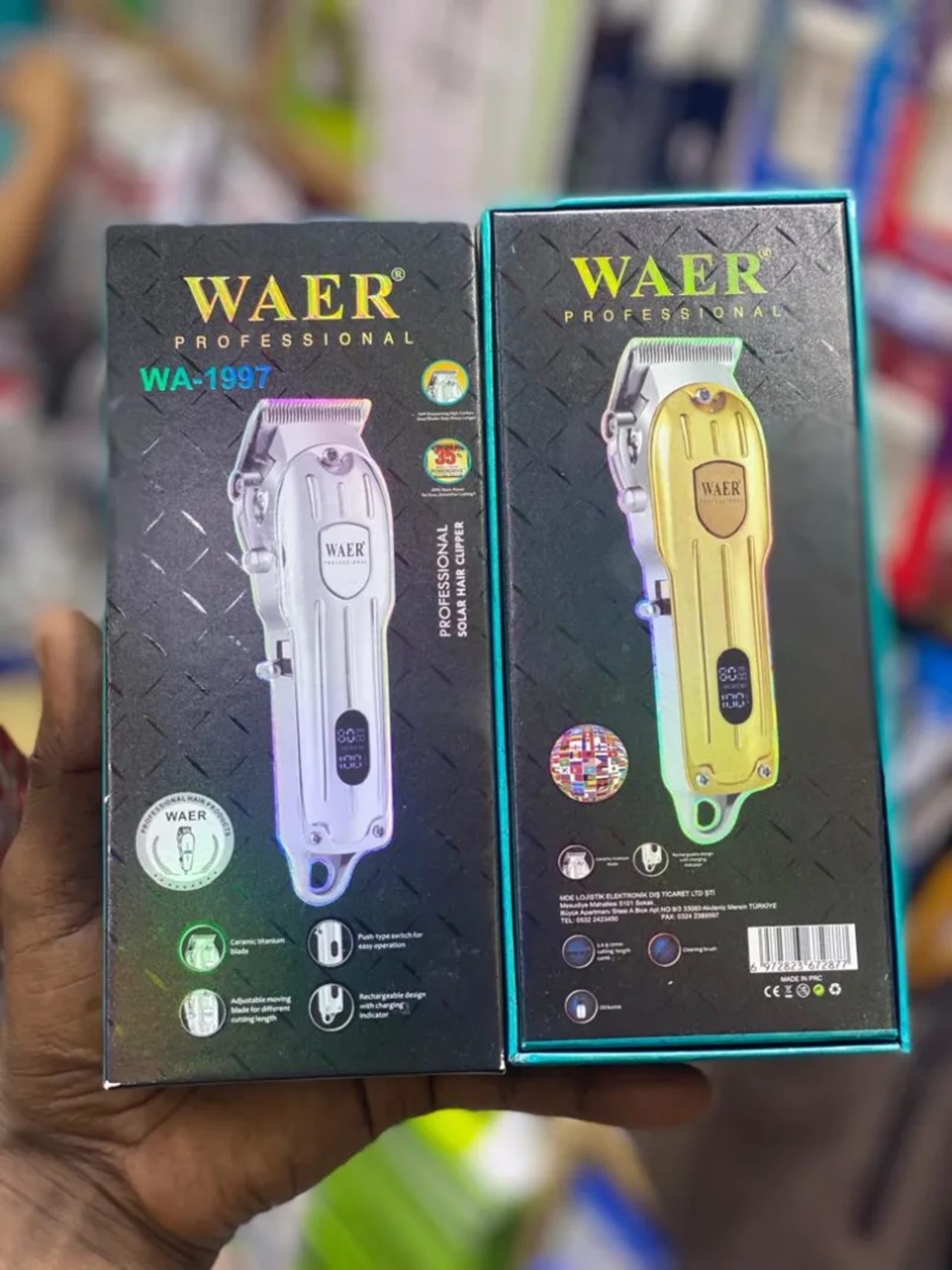 Rechargeable hair clipper 