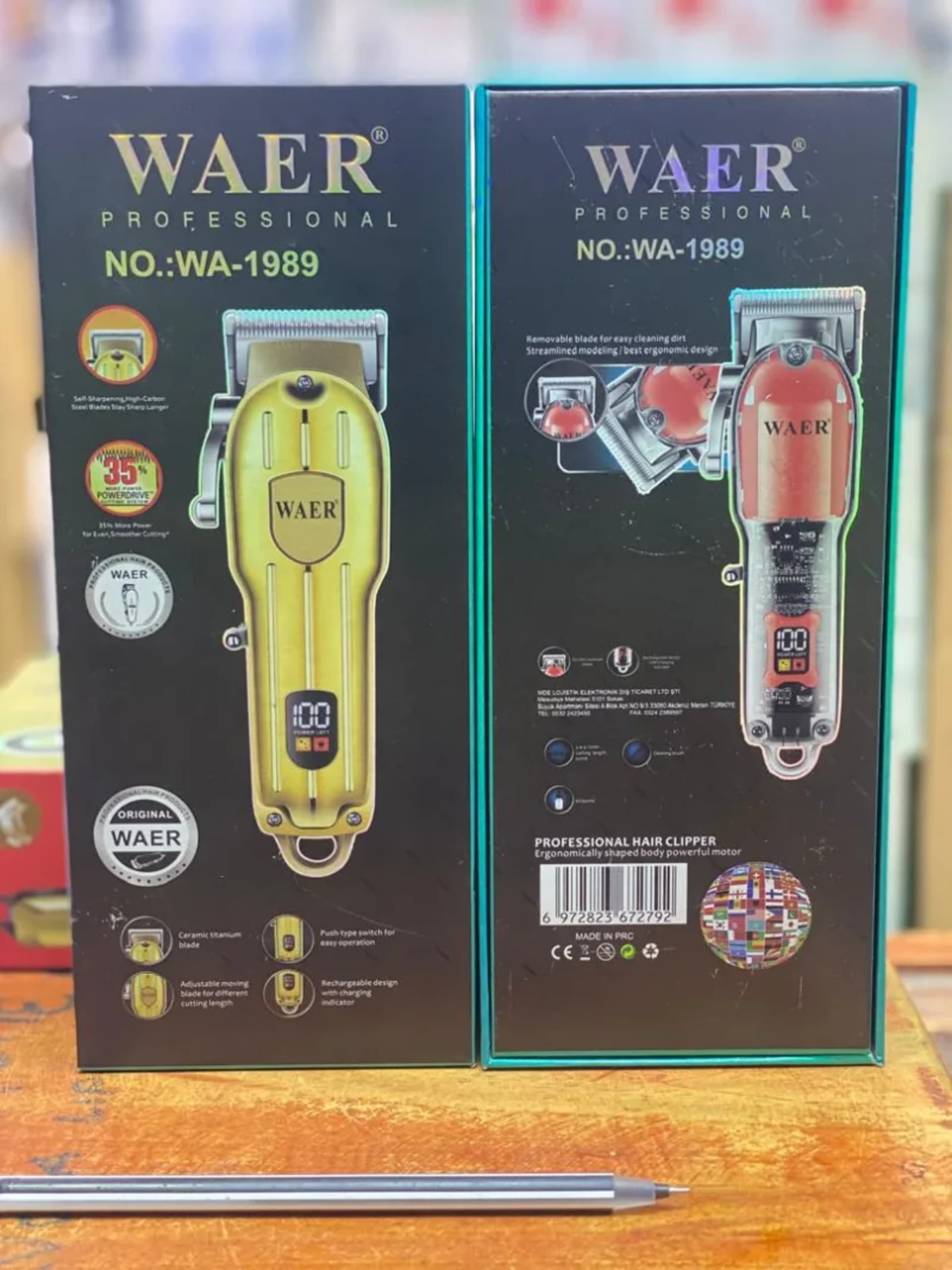 Rechargeable hair clipper 