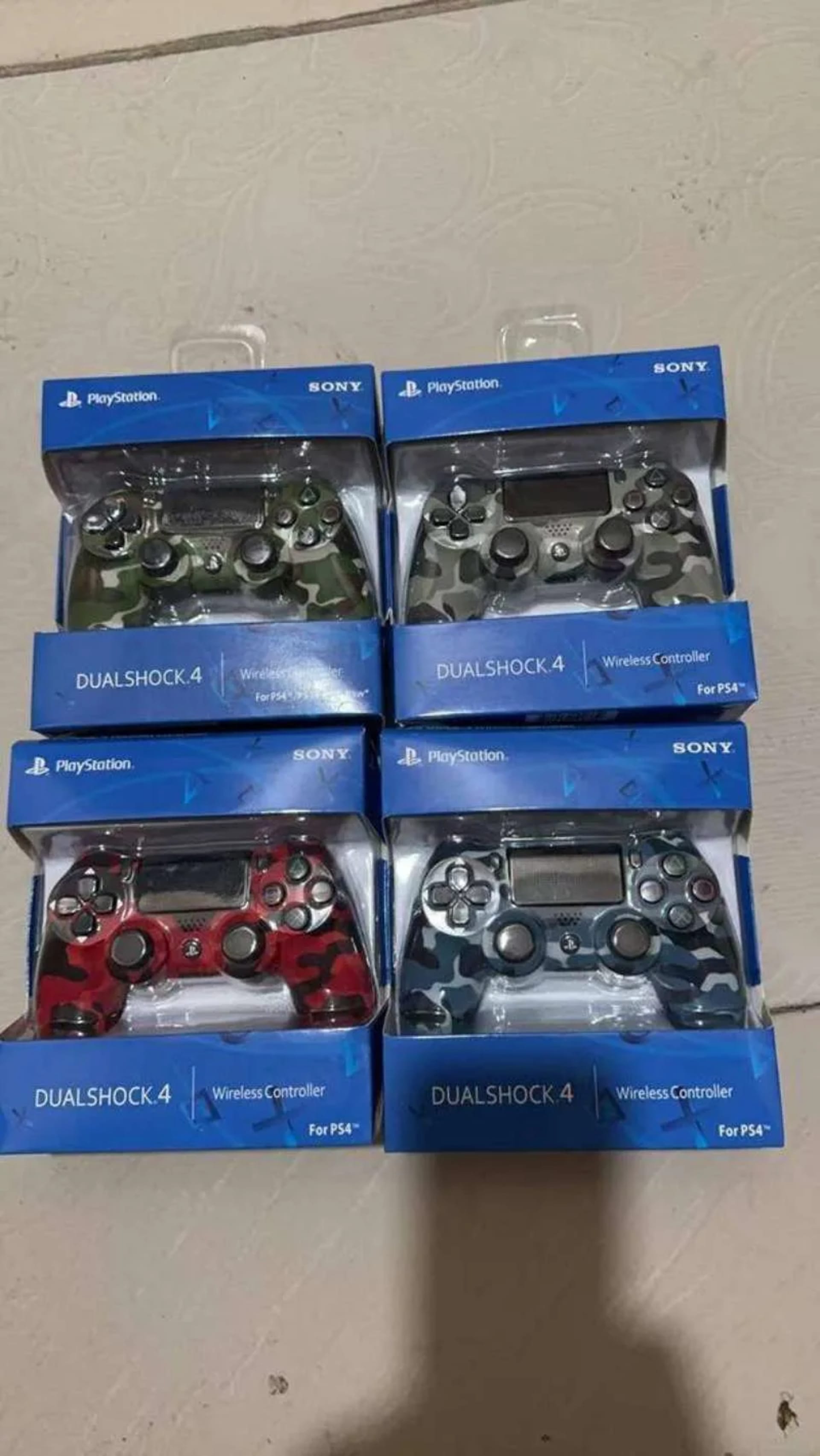 Wireless Controllers for the PlayStation 4 (PS4). 