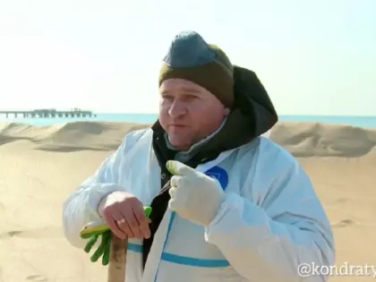 Глава Кубани рассказал об участнике ликвидации последствий разлива мазута на побережье Алексее Мельникове