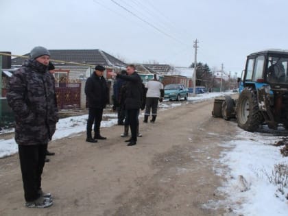 Ведутся работы по отводу грунтовых вод от жилых домов