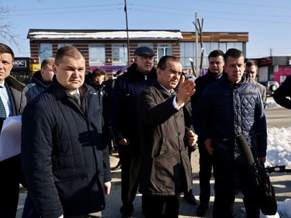 Губернатор Вениамин Кондратьев выехал в Северский район с проверкой соблюдения земельного законодательства