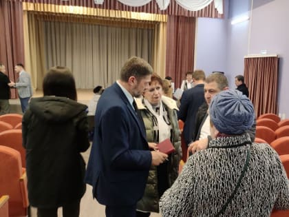 Встреча с жителями в поселке Восток