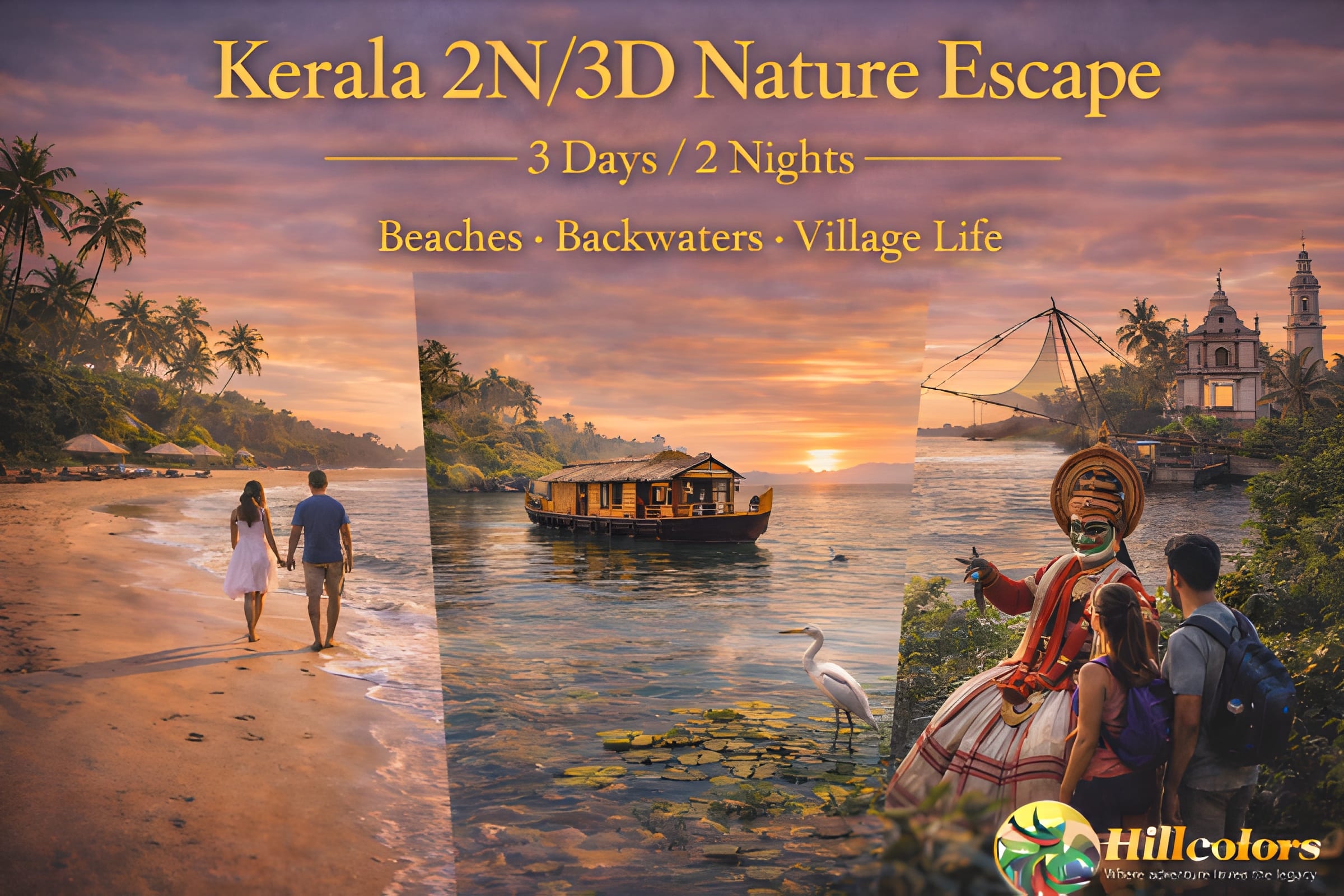 🌿 Kerala 2N/3D Nature Escape
