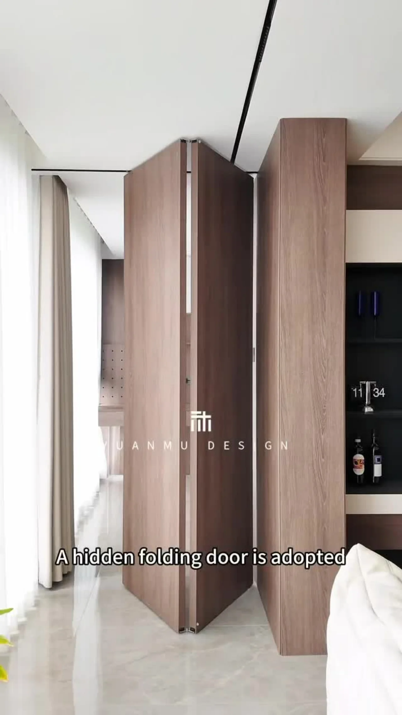 Hidden Folding Door