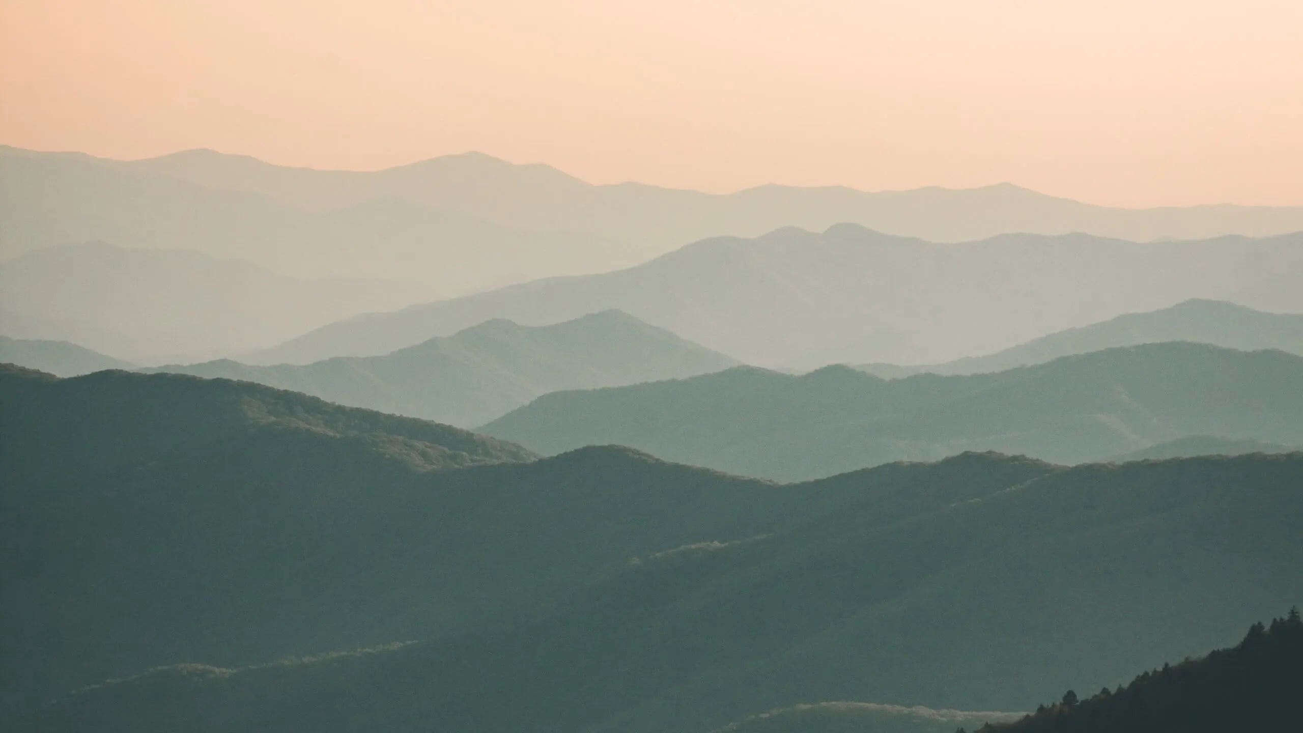 Mountain landscape with a serene view