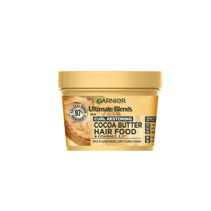 Garnier Ultimate Blends Curl Restoring Cocoa Butter Hair Food