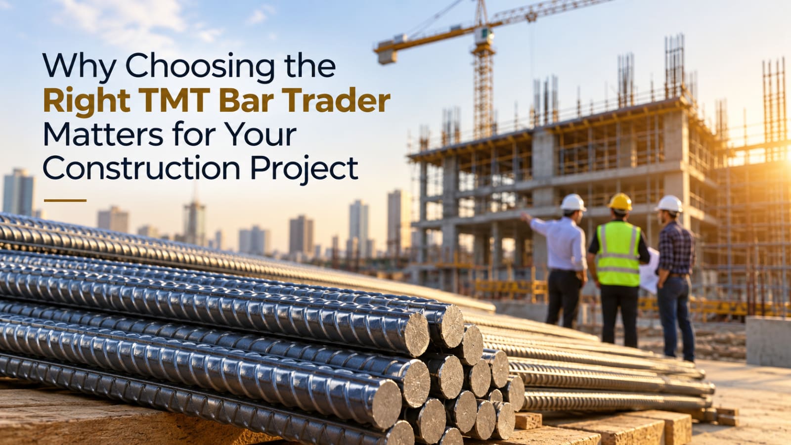 Why Choosing the Right TMT Bar Trader Matters for Your Construction Project