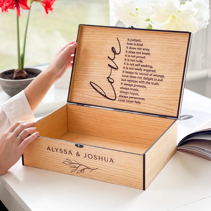 Wooden Keepsake box