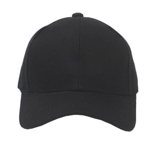 Black embroidered cap