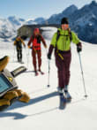 Alpine professionals feature image - Avalanche skills course beacon group check
