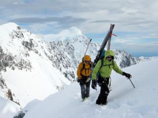 Ski Mountaineering: The Ultimate Challenge feature image - Ski mountaineering on Mt Aylmer, Tasman Glacier, Aoraki Mount Cook National Park