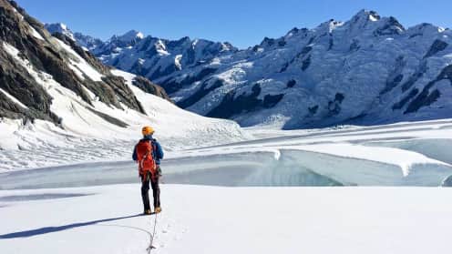 Mount Cook Glaciers Trek | A true glacier journey in New Zealand’s highest mountains - Tasman Glacier - crevasses 1