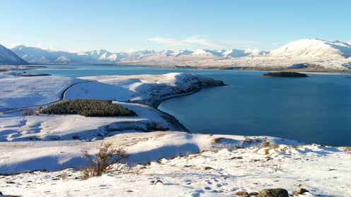 Explore Lake Tekapo | Things to see and do in Tekapo - Enjoy the stunning turquoise blue of Lake Tekapo on the Mt John Summit Walk 1