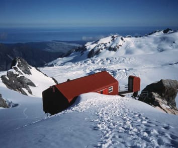 New Zealand High Alpine Huts - Centennial Hut - Centennial Hut at the top of the Franz Josef Glacier, Aoraki Mount Cook National Park 5