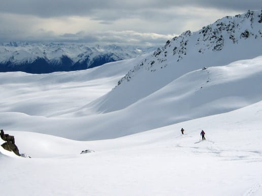 New Zealand Backcountry Skiing & Split-boarding - The Best Freeride, Ski Touring & Split-Boarding Adventures in New Zealand - Heli Ski & Split-board Tours - Ski touring near Fox Peak in the Two Thumb Range - Ski touring near Fox Peak in the Two Thumb Range 5