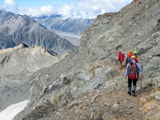 New Zealand Alpine Hikes, Trekking & Snowshoeing - Trans-Alpine Crossings & Traverses - Ball Pass Crossing - Ball Pass - Kaitiaki Peak - Ball Pass - Kaitiaki Peak 10