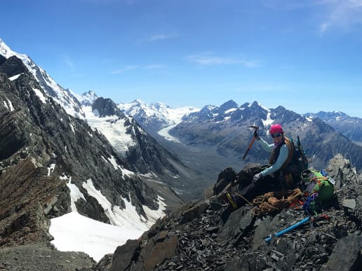 New Zealand Alpine Climbing, Mountaineering Instruction & Guided Ascents - Guided Alpine Ascents in New Zealand - Turner Peak - Turner Peak - Aoraki Mount Cook & Tasman Glacier - Turner Peak - Aoraki Mount Cook & Tasman Glacier 2