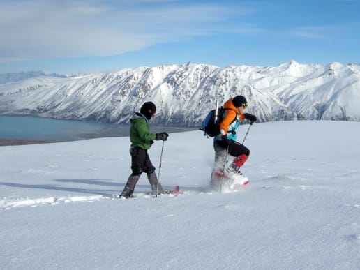 New Zealand Alpine Hikes, Trekking & Snowshoeing - New Zealand Snowshoe Hikes & Winter Treks - Lake Tekapo Snowshoeing - Snowshoeing - Lake Tekapo - Snowshoeing - Lake Tekapo 3