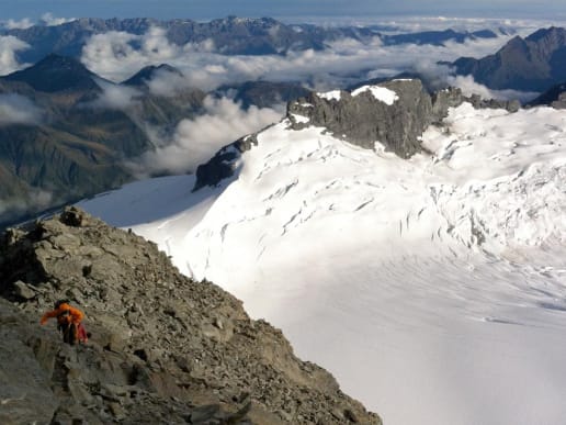 New Zealand Alpine Climbing, Mountaineering Instruction & Guided Ascents - Guided Alpine Ascents in New Zealand - Mount Aspiring - Mount Aspiring - NW Ridge - Mount Aspiring - NW Ridge 2