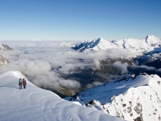 New Zealand Alpine Climbing, Mountaineering Instruction & Guided Ascents - Guided Alpine Ascents in New Zealand - Mount Sefton - Mount Sefton - a wilderness climb from sea level to summit - Mount Sefton - a wilderness climb from sea level to summit 2