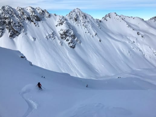 New Zealand Backcountry Skiing & Split-boarding - The Best Freeride, Ski Touring & Split-Boarding Adventures in New Zealand - Cass Valley Ski & Split-board Tours - Skiing fresh powder snow - Lake Tekapo ski touring - Skiing fresh powder snow - Lake Tekapo ski touring 5